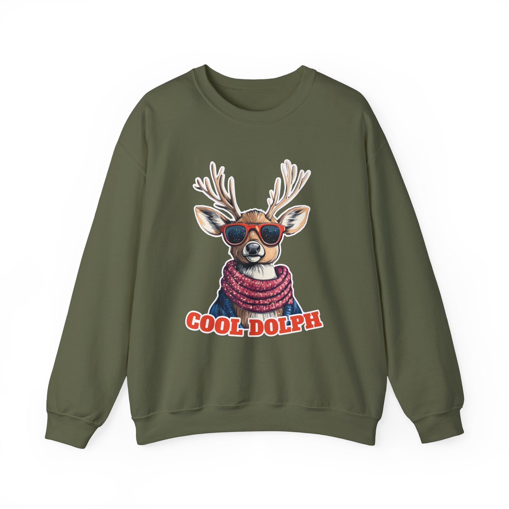 Cool Dolph - Christmas Sweater - Christmas Jumper Sweatshirt - All Sizes