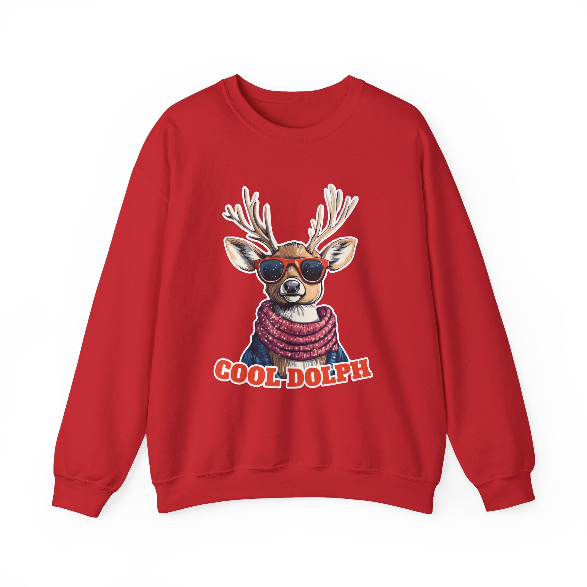 Cool Dolph - Christmas Sweater - Christmas Jumper Sweatshirt - All Sizes