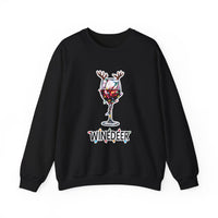 Winedeer Outline - Christmas Sweater - Christmas Jumper Sweatshirt - All Sizes