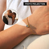 Glittering Round Diamond Projection Gem Bracelet - Photo Projection Unique Gift