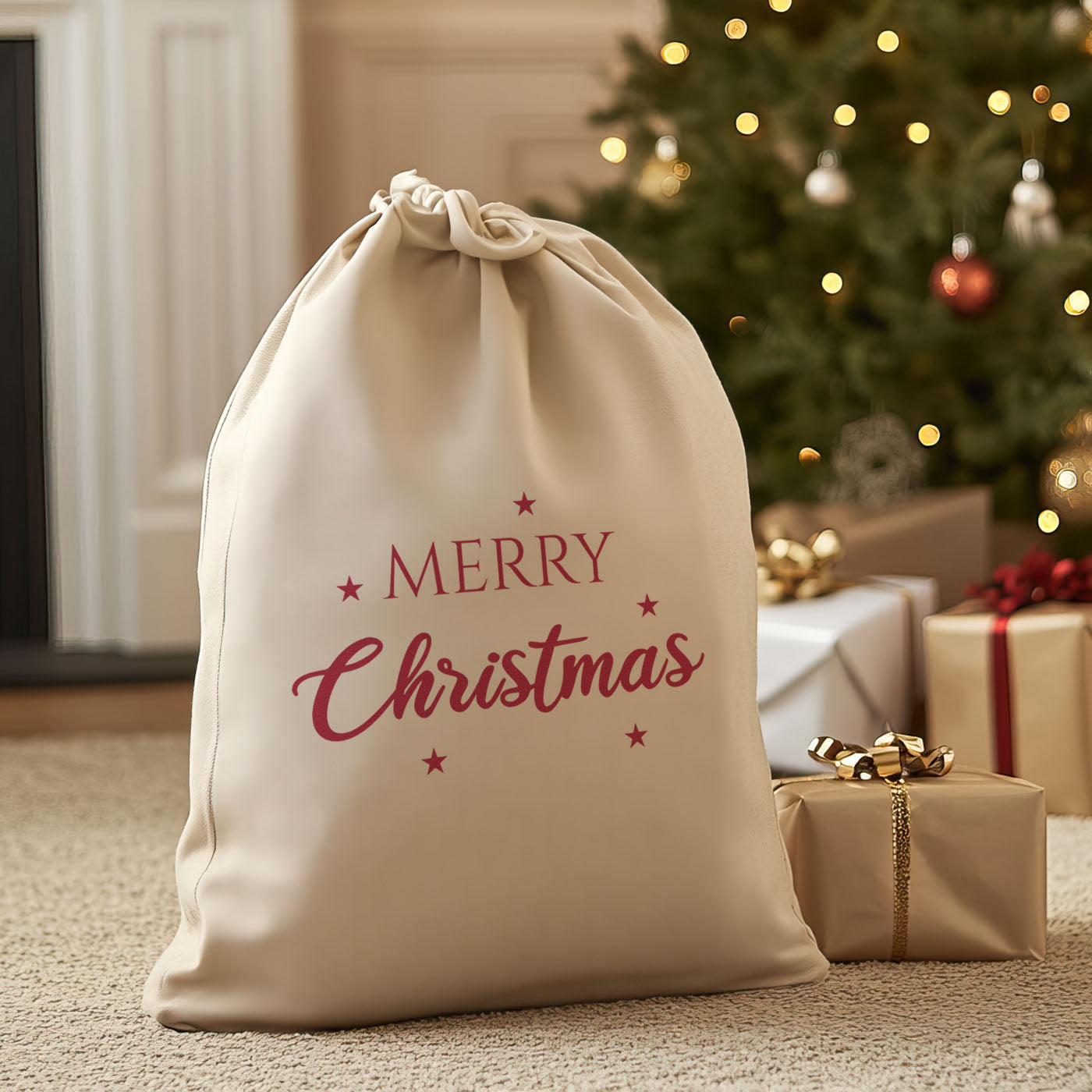 Merry Christmas - Christmas Santa Sack