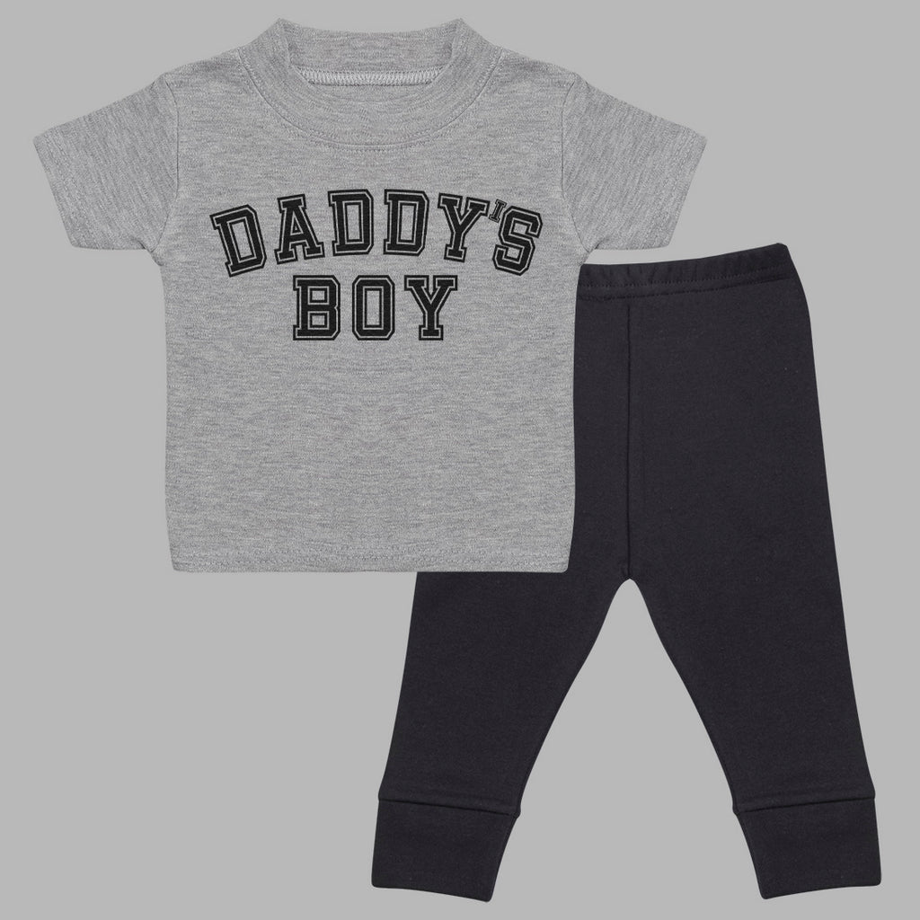 Daddy's Boy - Matching Set - Bottoms & Tee - 0 Months to 24 Months