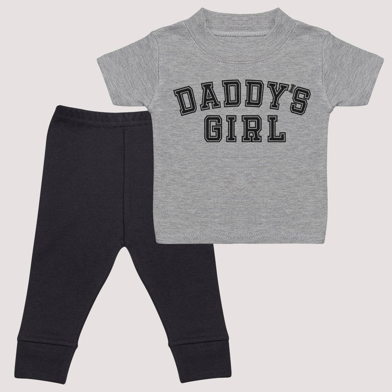 Daddy's Girl - Matching Set - Bottoms & Tee - 0 Months to 24 Months