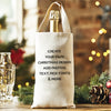 PERSONALISED - Christmas Printed Bottle Bag with Text, Photos, anything!