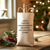 PERSONALISED - Christmas Printed Bottle Bag with Text, Photos, anything!