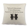 If I had a different Bestie, I'd go find you - Printed Cushion Cover