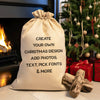 PERSONALISED - Printed Santa Sack with Text, Photos, anything!