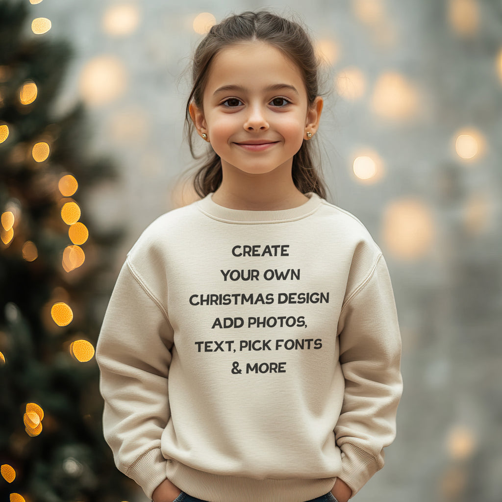 PERSONALISED - Printed Kids Christmas Sweater with Text, Photos, anything!