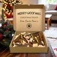 Merry Woofmas Christmas Treat Box - Dog Christmas Treat Box