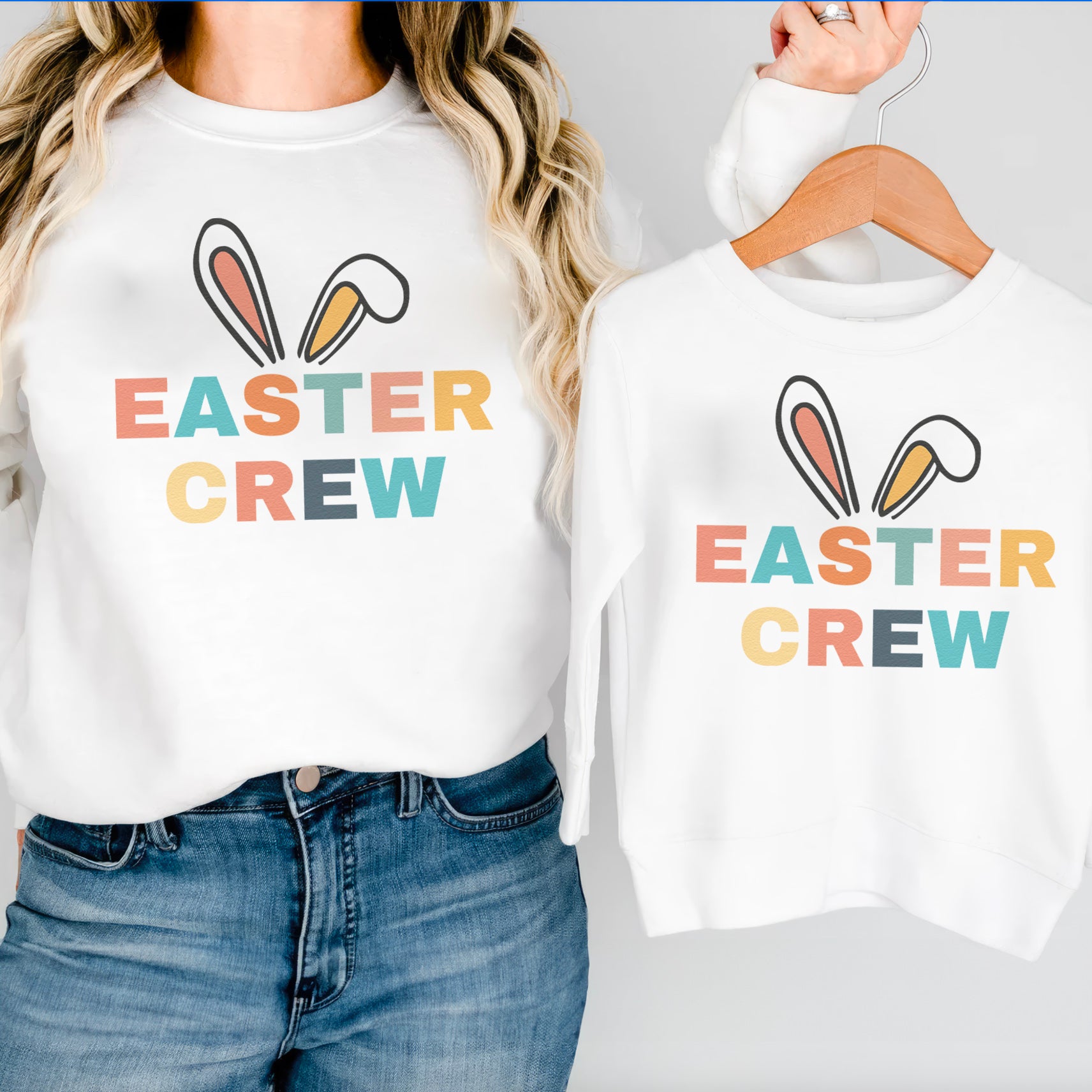 Easter Crew - All Styles - 0M - 14 years & Adult Sizes - (Sold Separately)