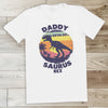 Retro Daddysaurus Rex - Mens T-Shirt - Dads T-Shirt