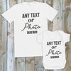 PERSONALISED - Printed Dad T-Shirt & Baby Bodysuit with Text, Photos, anything!