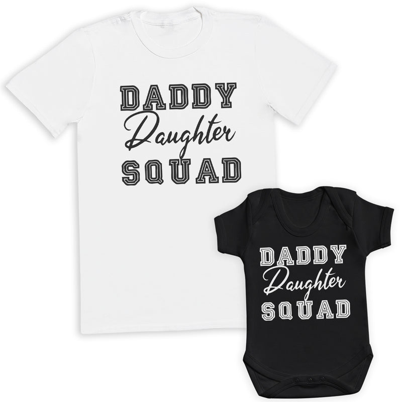 Daddy Daughter Squad - Baby / Kids T-Shirt & Men's T-Shirt - (Sold Separately)