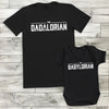 The Dadalorian & The Babylorian White Design - Baby / Kids T-Shirt & Men's T-Shirt - (Sold Separately)