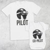 Pilot & Co-Pilot - Baby / Kids T-Shirt & Men's T-Shirt - (Sold Separately)