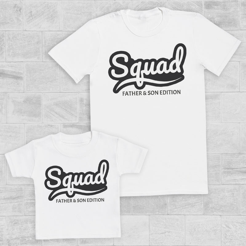 Squad - Father & Son Edition - Baby / Kids T-Shirt & Men's T-Shirt - (Sold Separately)