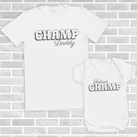 Champ Daddy & Future Champ - Baby / Kids T-Shirt & Men's T-Shirt - (Sold Separately)