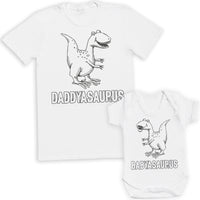 Babyasaurus Baby Gift Set - Matching Gift Set - Baby Bodysuit