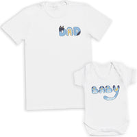 Dino Baby Gift Set - Matching Gift Set - Baby Bodysuit