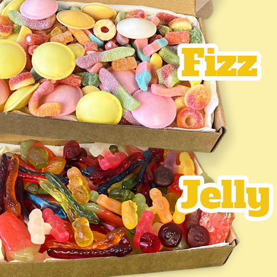 Christmas Calories Don't Count - Jelly & Fizzy Sweet Box