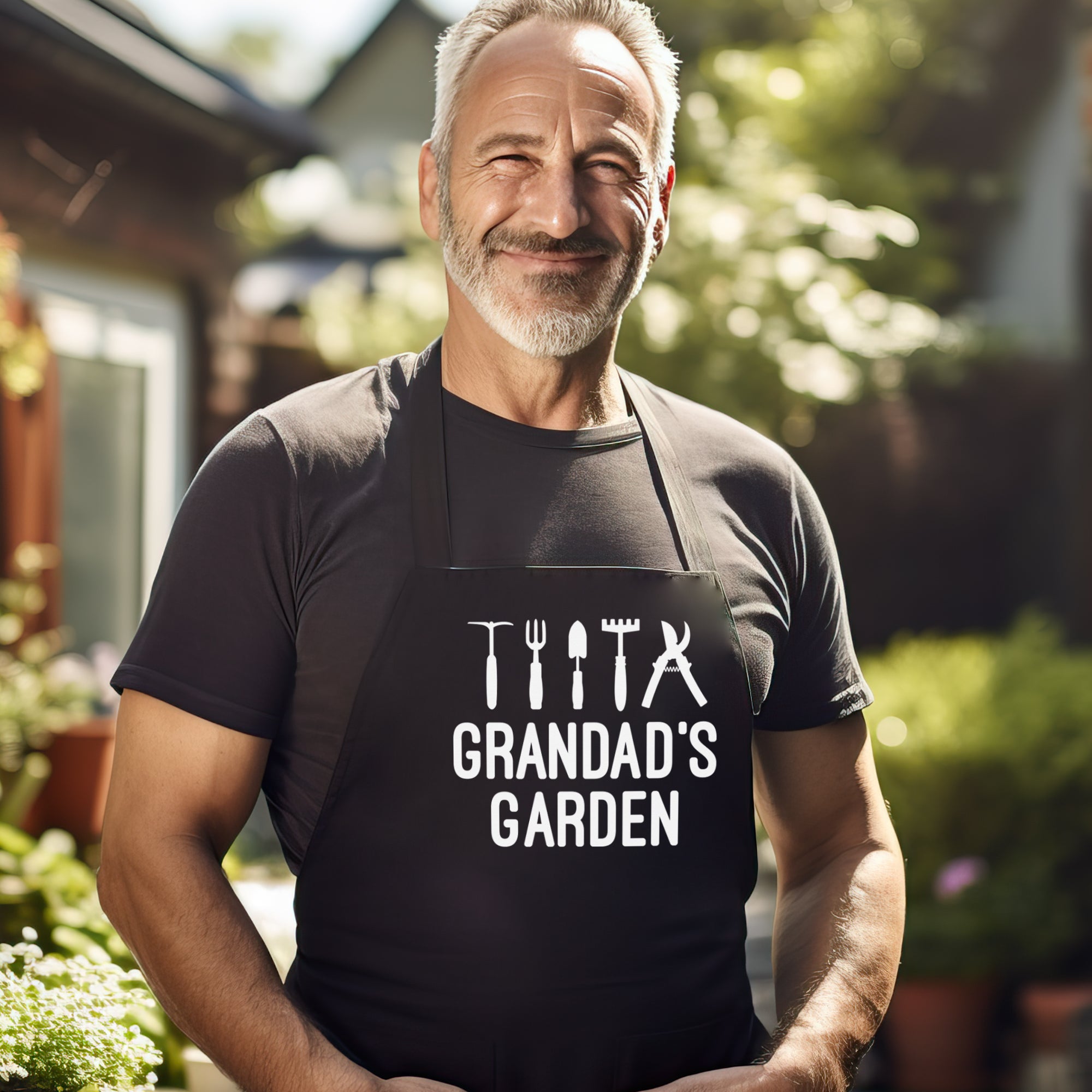 Grandad's Garden - Printed Apron