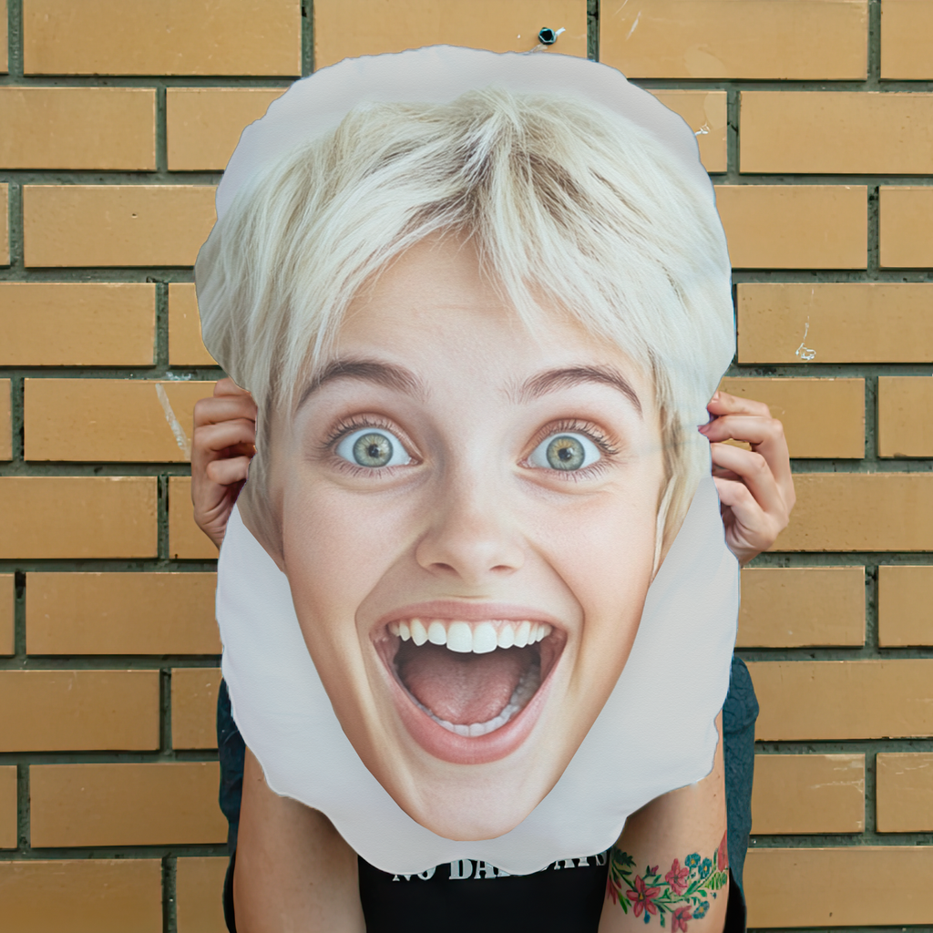 PERSONALISED Upload Your Own Photo Giant Face Cushion