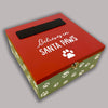 Santa Paws - Christmas Eve Wooden Printed Box - Personalised with Dog Name