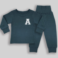 Plain Loungewear Set - Teal - 0 months to 7 years