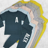 Ohio Personalised Initial & Name Lounge Suit / Tracksuit - 6 Colours - 0M-7yrs