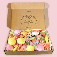 PERSONALISED Love Heart Hands - Personalised Sweets Box