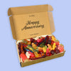 PERSONALISED Happy Anniversary Script - Personalised Sweets Box