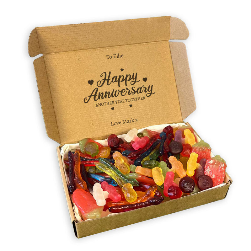 PERSONALISED Happy Anniversary Another Year Together - Personalised Sweets Box