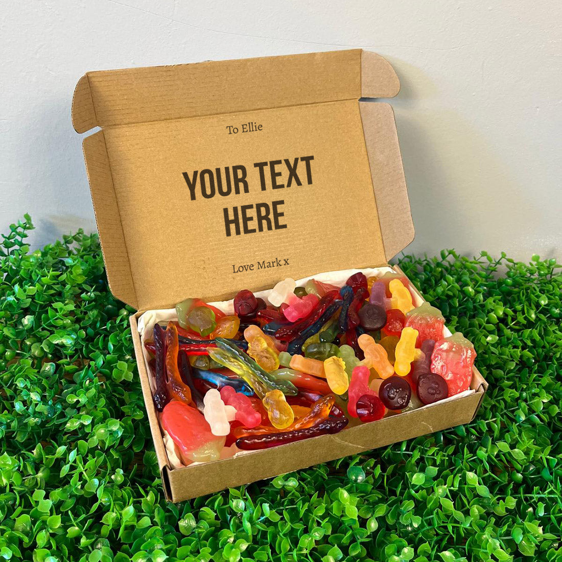 PERSONALISED Your Own Text Bold - Personalised Sweets Box