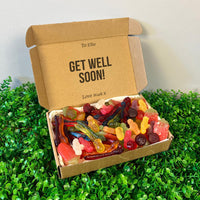 PERSONALISED Get Well Soon Bold - Personalised Sweets Box