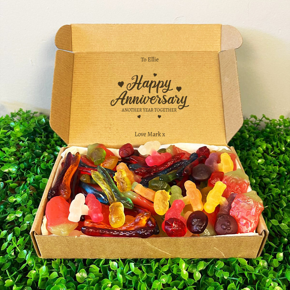 PERSONALISED Happy Anniversary Another Year Together - Personalised Sweets Box