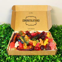 PERSONALISED Congratulations - Sweet Treat Fizzy Box - Personalised Sweets Box