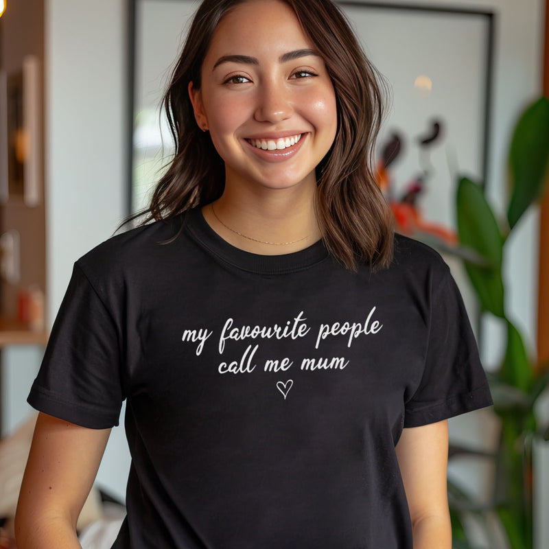 My Favourite People Call Me Mum - All Styles - Mum T-Shirt, Sweater & Hoodie