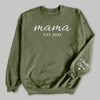 PERSONALISED Mama Scripted Est & Sleeve Name Print - All Styles - Mum T-Shirt, Sweater & Hoodie