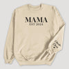 PERSONALISED Mama Est & Sleeve Name Print - All Styles - Mum T-Shirt, Sweater & Hoodie