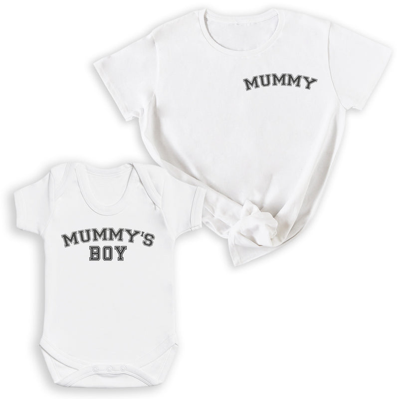 Mummys Boy - Matching Gift Set - Baby Bodysuit