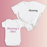 Mummys Mini - Matching Gift Set - Baby Bodysuit