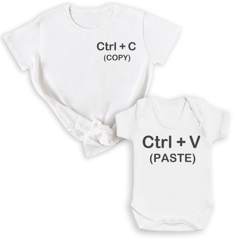 CTRL C CTRL V - Matching Gift Set - Baby Bodysuit