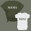 Mama & Mini - Baby T-Shirt & Bodysuit / Mum T-Shirt - (Sold Separately)