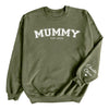 PERSONALISED Mummy Est & Sleeve Name Print - All Styles - Sweater & Hoodie