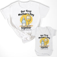 PERSONALISED Our First Mother's Day Together Gift - T-Shirt & Bodysuit