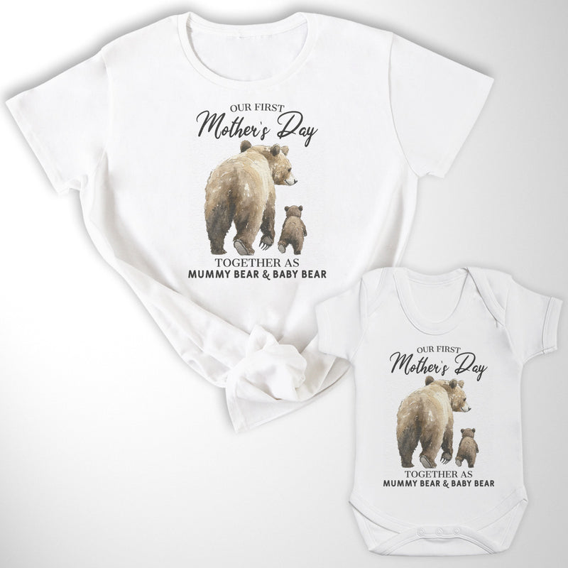 Our First Mother's Day as Baby & Mummy Bear - Bodysuit / T-Shirt