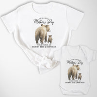 Our First Mother's Day as Baby & Mummy Bear - Bodysuit / T-Shirt