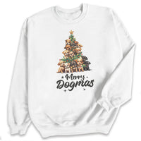 Merry Dogmas - Christmas Jumper Sweatshirt & Christmas T-Shirt - All Sizes - Kids & Adults