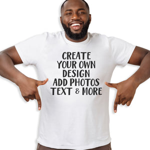 PERSONALISED - Printed Mens T-Shirt with Text, Photos, anything!