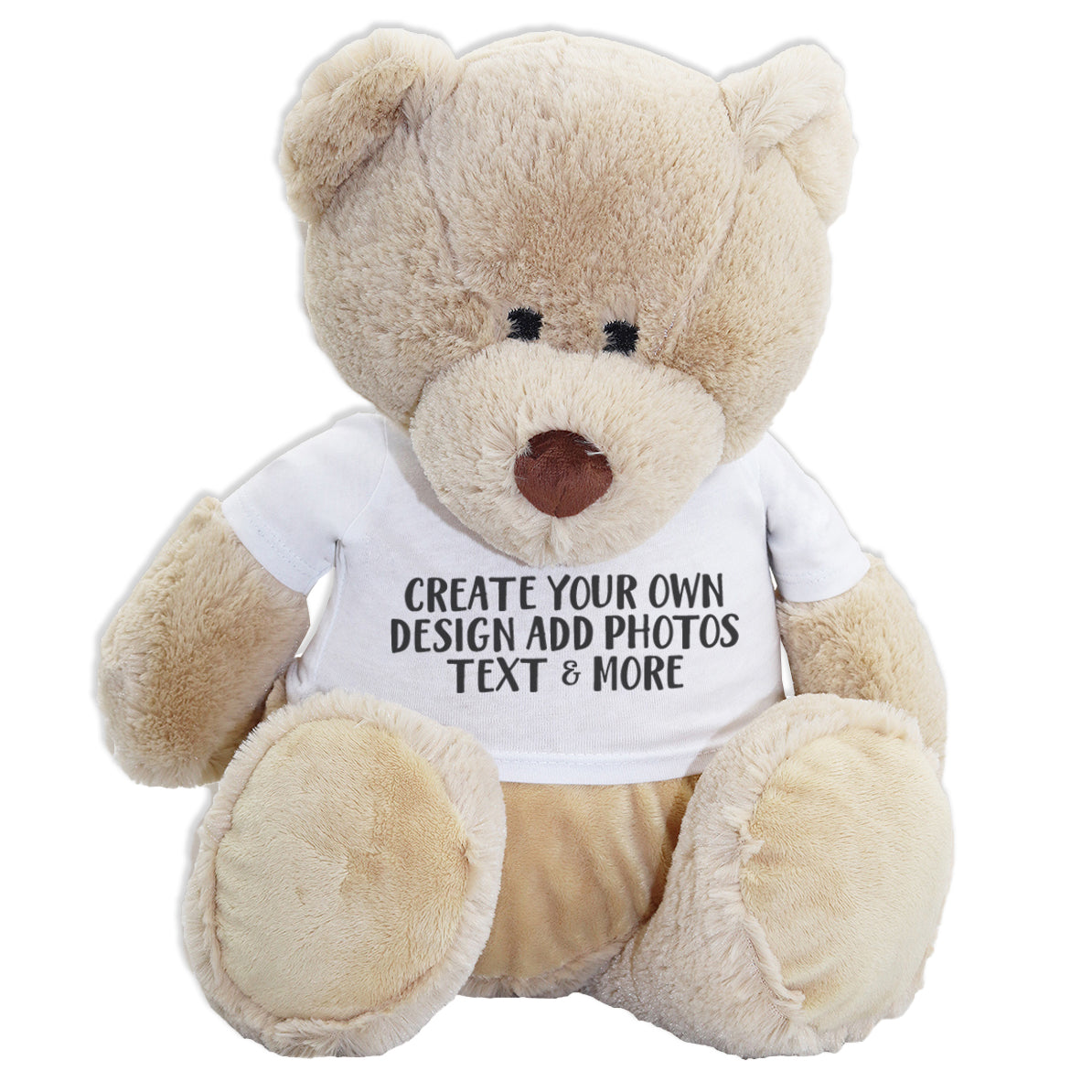 PERSONALISED - Printed Teddy T-Shirt & Teddy with Text, Photos, anything!